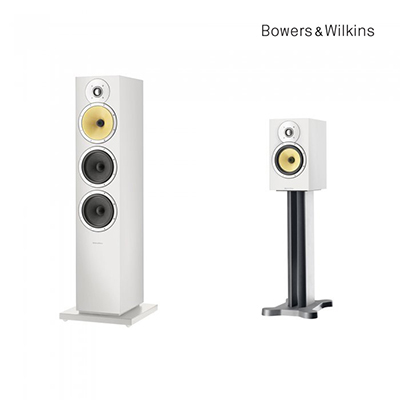 Еще две колонки Серии СМ Bowers & Wilkins в белой отделке