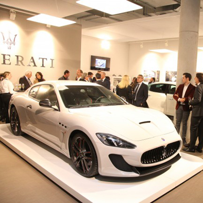Bowers & Wilkins в автосалоне Maserati в Штутгарте