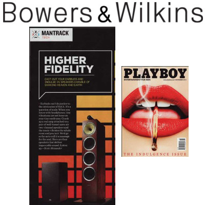 Bowers&Wilkins CM10 в журнале Playboy — «массаж для души»