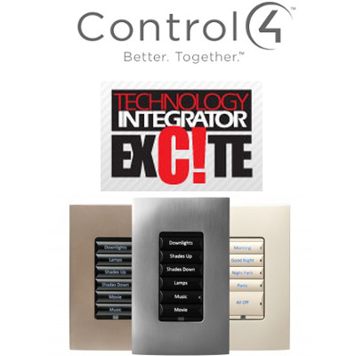 Награда «EXC!TE Award» — системе беспроводного управления освещением Control4 Wireless Lighting