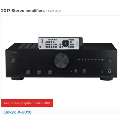 Onkyo A-9010 - «Лучший стерео усилитель до 300 фунтов 2017 года»