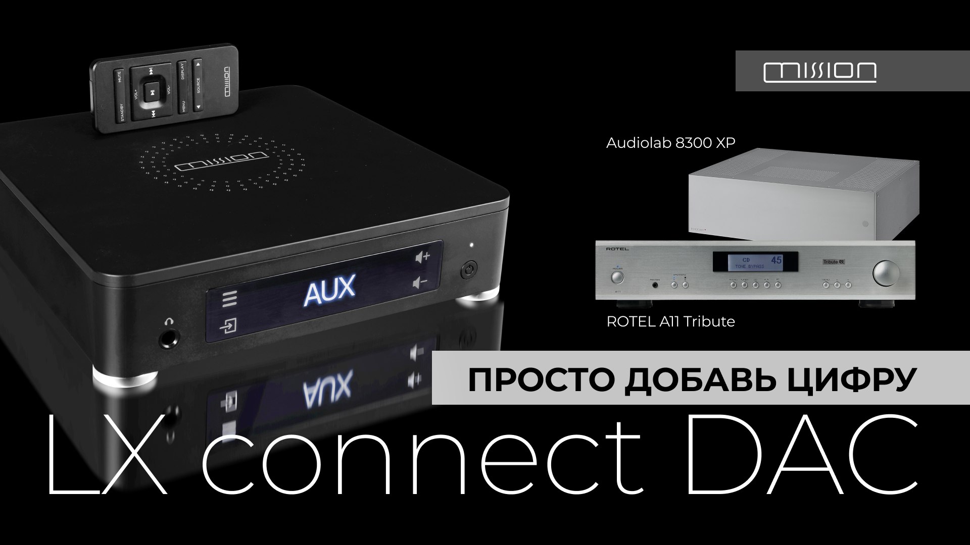 Видеообзор: Mission LX Connect DAC!